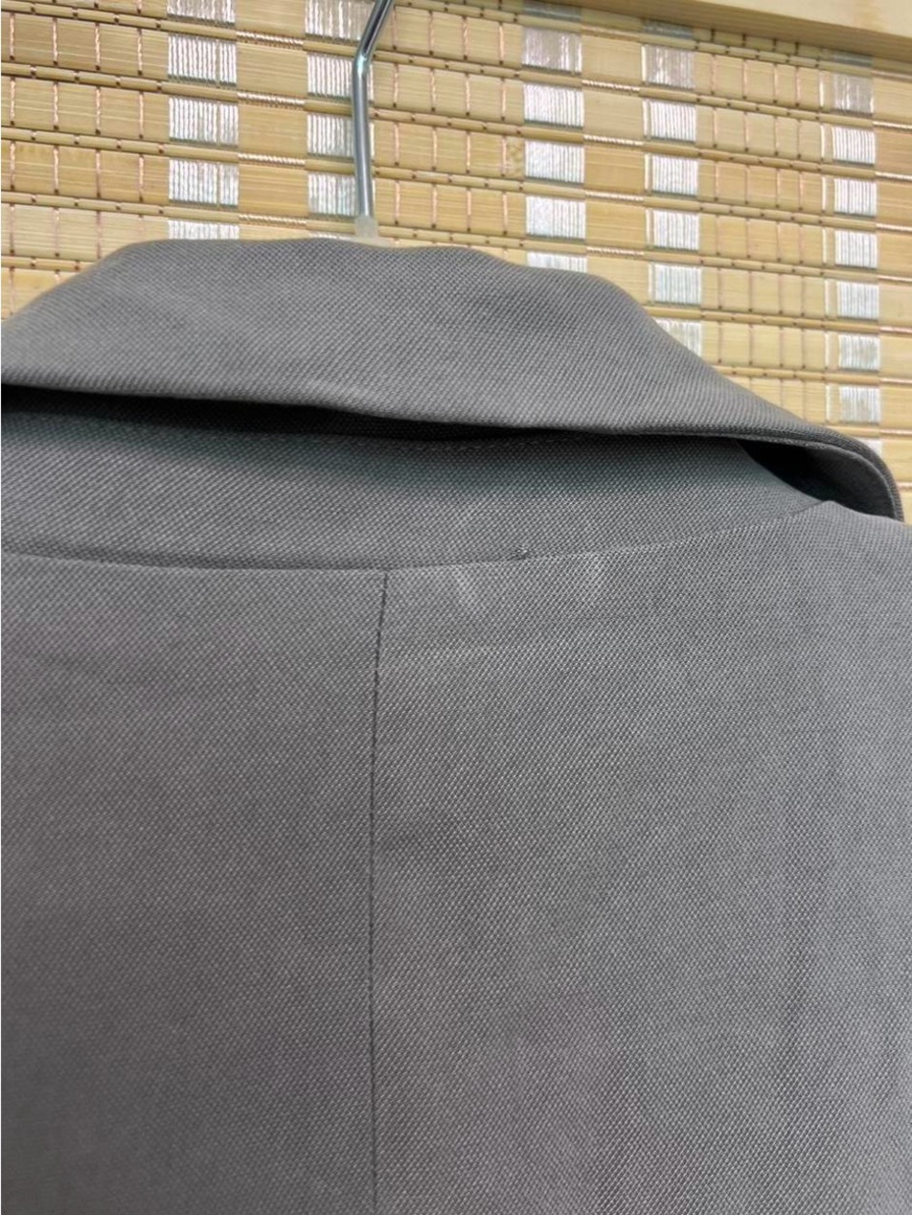 Grey cropped blazer - Picture 5 of 7